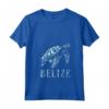 Donna Belize Maglietta con Collo a V - Design Spiaggia Tropicale - Ideale per Amanti del Belize e Turisti
