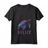 Donna Belize Maglietta con Collo a V - Esplora il Paradiso Tropicale del Belize con Stile!