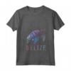 Donna Belize Maglietta con Collo a V - Esplora il Paradiso Tropicale del Belize con Stile!