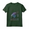 Donna Belize Maglietta con Collo a V - Esplora il Paradiso Tropicale del Belize con Stile!