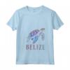 Donna Belize Maglietta con Collo a V - Esplora il Paradiso Tropicale del Belize con Stile!