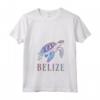 Donna Belize Maglietta con Collo a V - Esplora il Paradiso Tropicale del Belize con Stile!