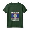 Donna Belize Belize Maglietta con Collo a V - I'm Belizean, Nothing Scares Me - Accessori Belize perfetti per la Vacanza