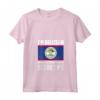 Donna Belize Belize Maglietta con Collo a V - I'm Belizean, Nothing Scares Me - Accessori Belize perfetti per la Vacanza