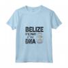 Donna Belize - Belize Maglietta con Collo a V e Design My DNA - Ideale per gli Amanti del Belize in Vacanza