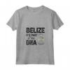 Donna Belize - Belize Maglietta con Collo a V e Design My DNA - Ideale per gli Amanti del Belize in Vacanza