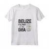 Donna Belize - Belize Maglietta con Collo a V e Design My DNA - Ideale per gli Amanti del Belize in Vacanza