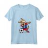 Donna Dabbing Dog Belize Calcio Bandiera - Maglietta con Collo a V per Tifosi - Ideale come Regalo di Compleanno o Natale