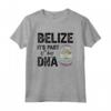 Belize Belize Maglietta - Design My DNA - Ideale per Amanti del Belize in Vacanza - Accessori Perfetti