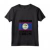 Donna Belize Belize Maglietta con Collo a V - I'm Belizean, Nothing Scares Me Design - Accessori Belize Perfetti for Holiday or Gift