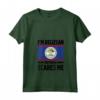 Donna Belize Belize Maglietta con Collo a V - I'm Belizean, Nothing Scares Me Design - Accessori Belize Perfetti for Holiday or Gift