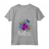 Donna Belize Maglietta con Collo a V - Esplora il Belize con Design Spiaggia Tropicale - Ideale per Amanti dei Viaggi
