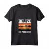 Donna Belize Belize Maglietta con Collo a V - Design Belize in Paradise - Ideale per Amanti del Belize in Vacanza