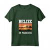 Donna Belize Belize Maglietta con Collo a V - Design Belize in Paradise - Ideale per Amanti del Belize in Vacanza