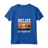 Donna Belize Belize Maglietta con Collo a V - Design Belize in Paradise - Ideale per Amanti del Belize in Vacanza