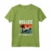 Donna Belize - Maglietta con Collo a V 'Belize in te stesso' - Souvenir Vacanza nel Paese