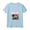 Donna Belize - Maglietta con Collo a V 'Belize in te stesso' - Souvenir Vacanza nel Paese