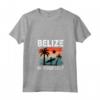 Donna Belize - Maglietta con Collo a V 'Belize in te stesso' - Souvenir Vacanza nel Paese