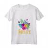 Donna Belize Maglietta con Collo a V - Esplora il Belize con Design Spiaggia - Ideale per Amanti del Viaggio