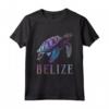 Belize Maglietta - Design Spiaggia Tropicale per Amanti dei Viaggi e Residenti - Acquista Online il Tuo Capo d'Abbigliamento Belize