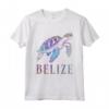 Belize Maglietta - Design Spiaggia Tropicale per Amanti dei Viaggi e Residenti - Acquista Online il Tuo Capo d'Abbigliamento Belize