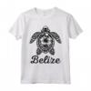 Belize Maglietta - Design Spiaggia del Belize - Ideale per Amanti del Belize e Turisti