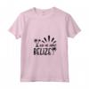 Donna Belize - Maglietta Ask Me About Belize con Collo a V - Ideale per Vacanza nel Paese