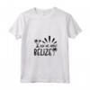 Donna Belize - Maglietta Ask Me About Belize con Collo a V - Ideale per Vacanza nel Paese