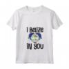 Donna Belize - Maglietta con Collo a V - Design I Belize in you - Ideale per Viaggiatori e Souvenir del Belize