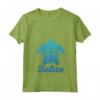 Donna Belize Maglietta con Collo a V - Esplora il Belize con Design Spiaggia - Ideale per Appassionati di Viaggi