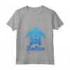 Donna Belize Maglietta con Collo a V - Esplora il Belize con Design Spiaggia - Ideale per Appassionati di Viaggi