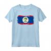 Bandiera Nazionale del Belize Maglietta - Orgoglio Nazionale - Souvenir Leggero e Taglio Classico