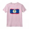 Bandiera Nazionale del Belize Maglietta - Orgoglio Nazionale - Souvenir Leggero e Taglio Classico