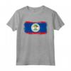 Bandiera Nazionale del Belize Maglietta - Orgoglio Nazionale - Souvenir Leggero e Taglio Classico