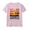 Belize Belize Maglietta - Design Belize is my Happy Place - Accessori Perfetti per gli Amanti del Belize