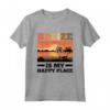 Belize Belize Maglietta - Design Belize is my Happy Place - Accessori Perfetti per gli Amanti del Belize