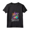 Donna Belize Maglietta con Collo a V - Design Spiaggia Tropicale - Ideale per Amanti del Viaggio