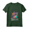Donna Belize Maglietta con Collo a V - Design Spiaggia Tropicale - Ideale per Amanti del Viaggio