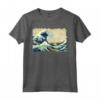 La Grande Onda di Katsushika Hokusai - Maglietta Arte Giapponese con Design Elegante - Ideale per Appassionati d'Arte