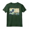 La Grande Onda di Katsushika Hokusai - Maglietta Arte Giapponese con Design Elegante - Ideale per Appassionati d'Arte