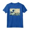 La Grande Onda di Katsushika Hokusai - Maglietta Arte Giapponese con Design Elegante - Ideale per Appassionati d'Arte