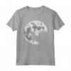 Uomo HapTiger Abbigliamento E Luna Divertente Halloween Costume Maglietta - Ideale Regalo per Bambini, Adolescenti e Amanti dei Cani