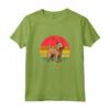 Berger Picard Tramonto Retro Cane Vintage Design Mamma Papà Bambini Maglietta - Il Miglior Regalo per gli Amanti dei Cani - Ideale per Natale, Ringraziamento o Compleanni