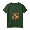 Berger Picard - Maglietta con Collo a V Dipinta con Fiori da Giardino - Regalo Ideale per Proprietari di Cani