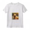 Berger Picard - Maglietta con Collo a V Dipinta con Fiori da Giardino - Regalo Ideale per Proprietari di Cani