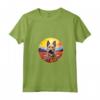 Colorato Berger Picard Fiore Tramonto Cucciolo Arte Cane Maglietta con Collo a V - Ideale per Amanti dei Cani Berger Picard e Proprietari - Arte Canina Unica