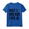 Berger Picard Papà Miglior Cane Papà mai Uomini Maglietta - Regalo Ideale per Natale, Ringraziamento, Compleanni o San Valentino