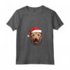 Berger Picard - Divertente Motivo Natalizio - Design Semplice Maglietta con Collo a V - Regalo di Natale per Amanti dei Cani