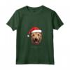 Berger Picard - Divertente Motivo Natalizio - Design Semplice Maglietta con Collo a V - Regalo di Natale per Amanti dei Cani