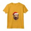 Berger Picard - Divertente Motivo Natalizio - Design Semplice Maglietta con Collo a V - Regalo di Natale per Amanti dei Cani